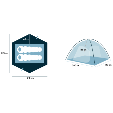Свръх лека палатка Warg Litio 2