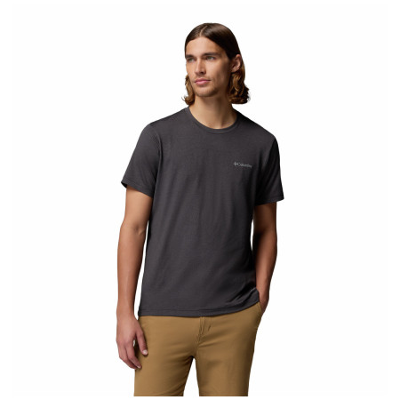 Мъжка тениска Columbia Parsons Point™ SS Back Graphic Tee черен Black Heather, Splatter Gem