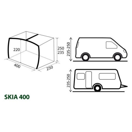 Навес Brunner Skia 400 Aerocampin