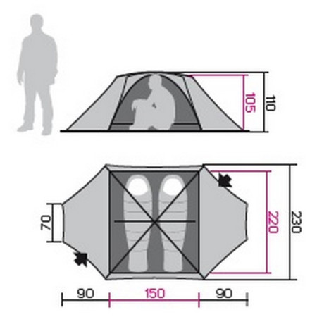 Палатка Hannah Covert 2 WS