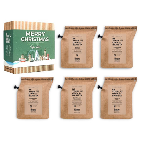 Подаръчен пакет Grower´s cup кафе 5 бр. - Коледа
