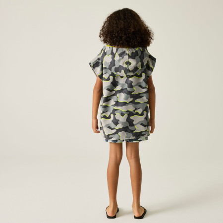 Детско пончо Regatta Kids Towel Robe DrkStrmCamo