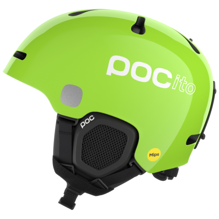 Детска ски каска POC POCito Fornix MIPS светло зелен Fluorescent Yellow/Green