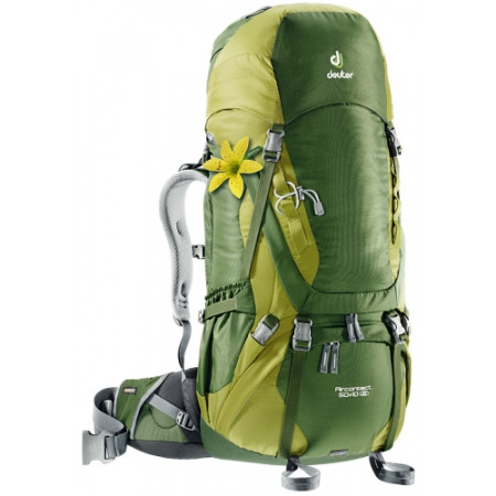 Дамска раница Deuter Aircontact 50+10 SL (2018) зелен