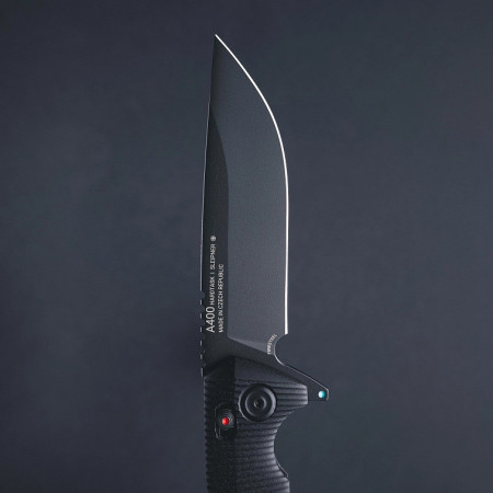 Сгъваем нож Acta non verba A400-BB, DLC, SL, ALOCK,G10 Black