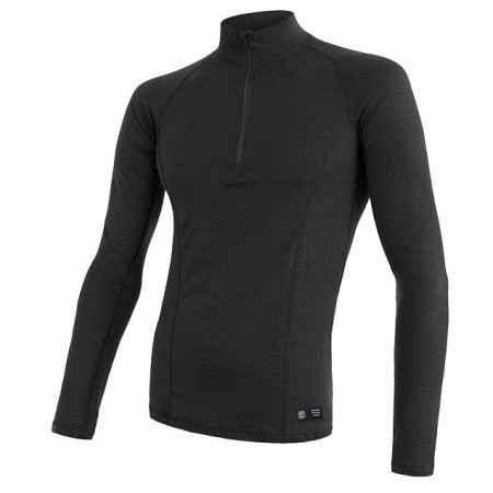 Мъжка тениска Sensor DF Merino Wool dl.r. zip