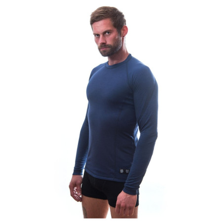 Функционална мъжка тениска Sensor Merino DF дълъг ръкав