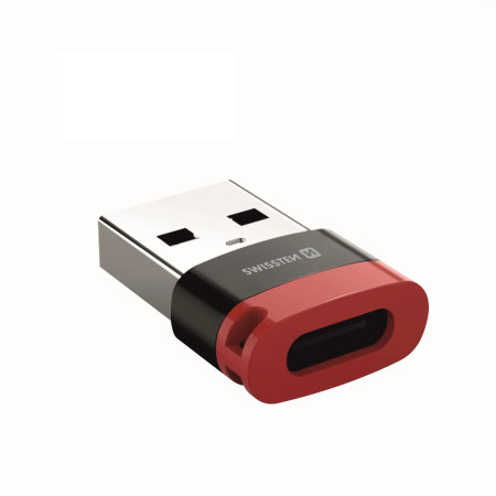 Адаптор Swissten Dataguard With Data Blocking USB-A (Male) / USB-C (Female)