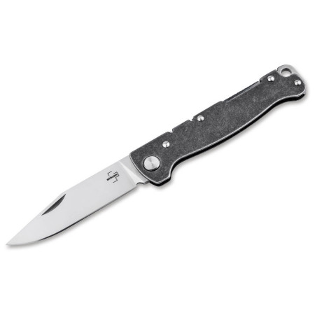 Джобно ножче Boker Atlas Backlock Clippoint сив
