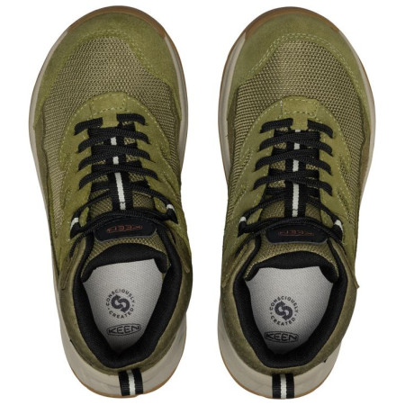 Детски обувки Keen Hightrail Mid Wp Youth Dark Olive