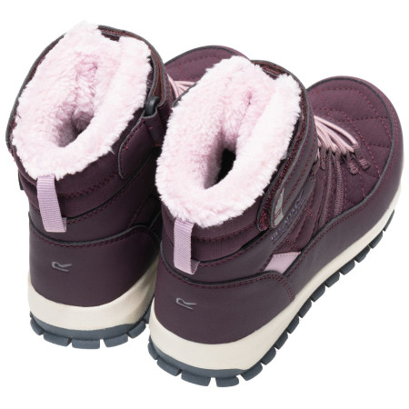 Детски зимни ботуши Regatta Elbourne Junior Fig/Powder Lilac