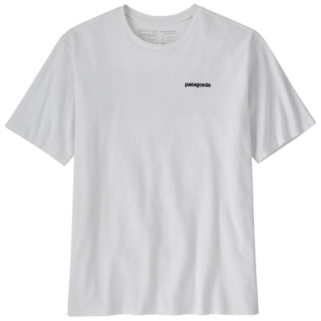 Мъжка тениска Patagonia P-6 Logo Responsibili Tee бял White