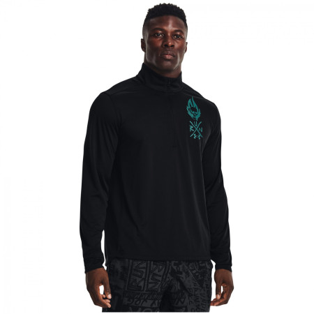 Мъжки суичър Under Armour Destroy All Miles 1/2 Zip черен