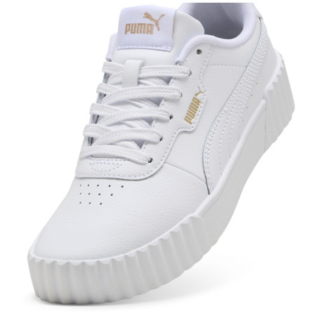 Детски обувки Puma Carina 3.0 Jr White-Gold