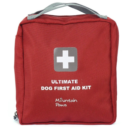 Аптечка за кучета Mountain Paws Ultimate Dog First Aid Kit (2026) червен red