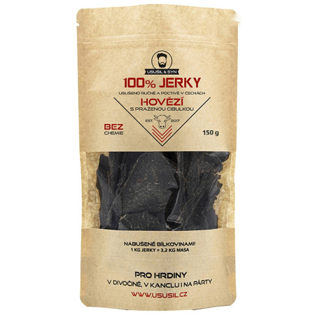 Сушено месо Usušil & Syn 100% Говеждо с лук 150г