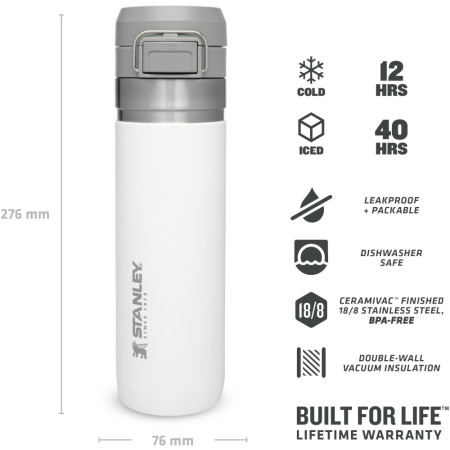 Вакуумна бутилка Stanley Go Flip 700 ml