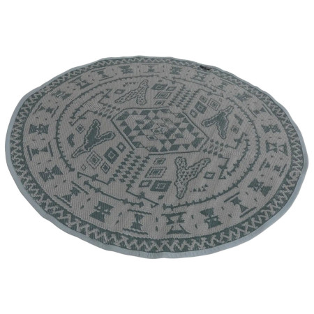 Килим за палатка Easy Camp Bilberry Round Carpet 150 cm сив