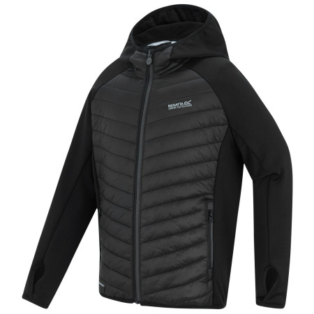 Детско яке Regatta Junior Andreson Hybrid Black/Sealgr
