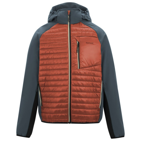 Мъжко яке Regatta Pro Hybrid кафяво-сиво Brk/DkStm/Bk