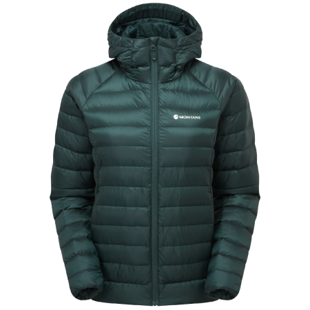 Дамско зимно яке Montane F Anti Freeze Hoodie тъмно зелен DEEP FOREST