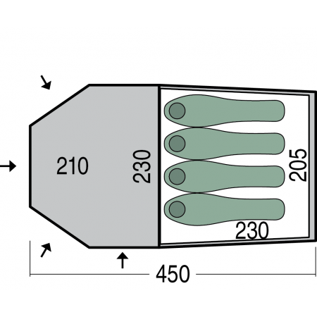 Палатка Pinguin Storm 4