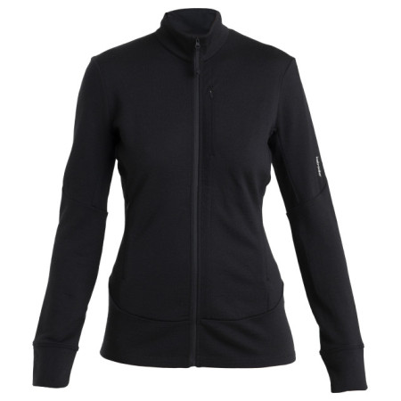 Дамски функционален суитшърт Icebreaker Women Merino 260 Quantum IV LS Zip черен Black