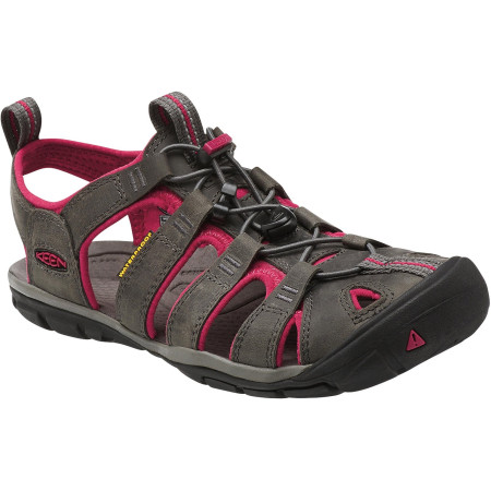 Дамски сандали Keen Clearwater CNX Leather W сив/розов Magnet/Sangria