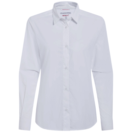 Дамска риза Craghoppers NosiLife Alma Long Sleeved Shirt бял White