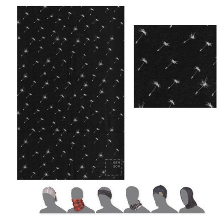 Кърпа Sensor Tube Pattern черен/бял