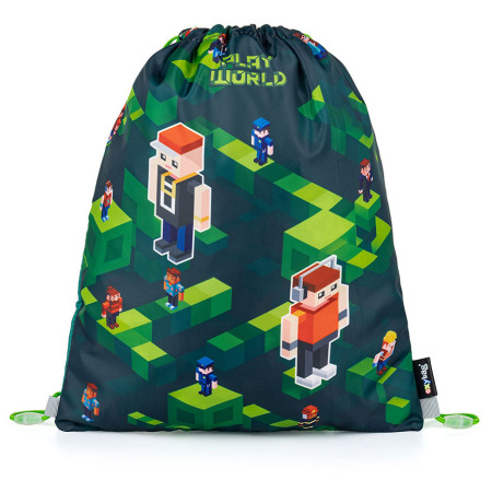 Калъф за обувки Oxybag Sáček na cvičky тъмно зелен