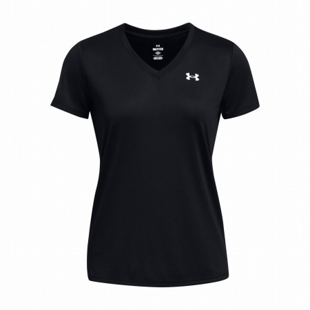 Дамска функционална блуза Under Armour Tech SSV - Solid черен Black/White