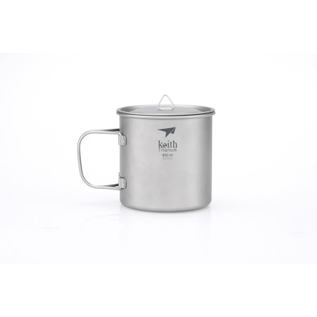 Чаша Keith Titanium Single-Wall Tit. Mug 650 ml сив