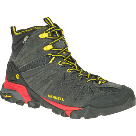 Мъжки туристически обувки Merrell Capra Mid Gore-Tex сив Granite