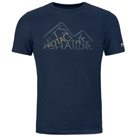 Мъжка тениска Ortovox 185 Merino Protact Ts M син