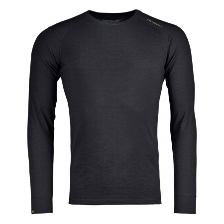 Функционална мъжка тениска  Ortovox 145 Ultra Long Sleeve M черен BlackRaven