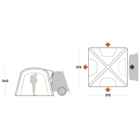 Автопалатка Ferrino Wanderer Trunk Tent