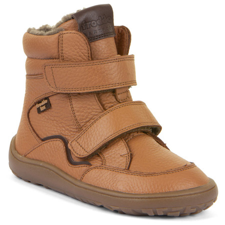 Детски зимни ботуши Froddo Barefoot Tex Winter Cognac светлокафяв cognac