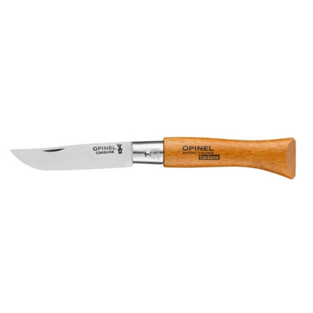 Сгъваем нож Opinel N°05 Carbon природен