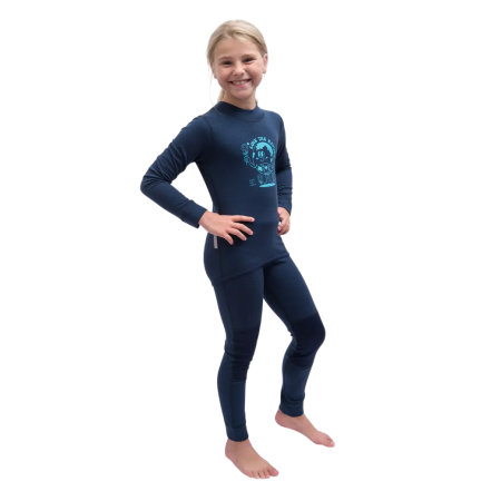 Детска функционална тениска Sensor Merino DF Planet Deep Blue
