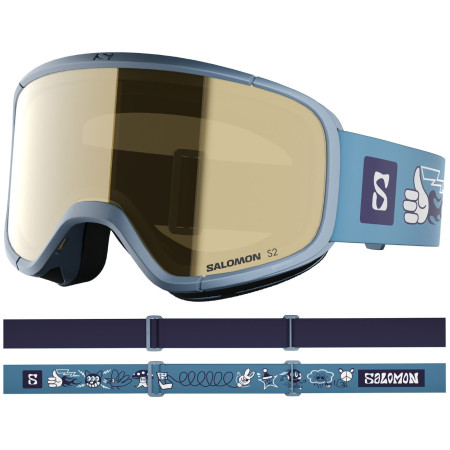 Детски ски очила Salomon Rio син Smoke Blue