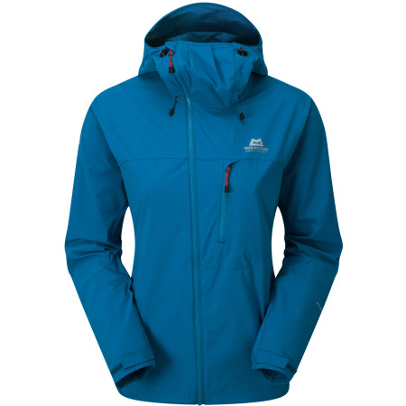 Дамско яко Mountain Equipment Squall Hooded Wmns Jacket син LagoonBlue