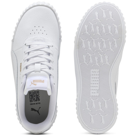 Детски обувки Puma Carina 3.0 Jr White-Gold