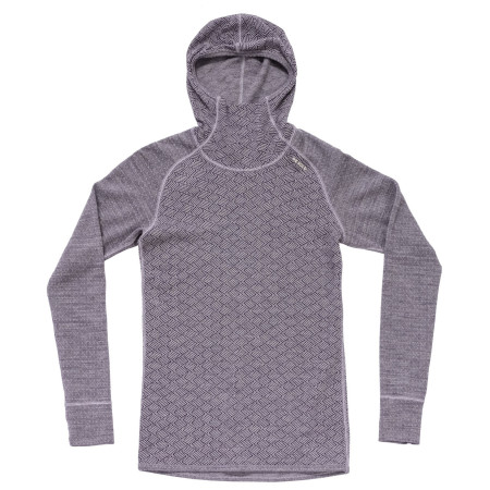 Дамска функционална блуза Devold Kvitegga Merino 230 Hoodie Wmn син ORCHID