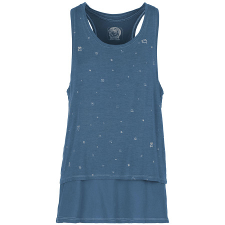 Дамска тениска без ръкав E9 Double 2.1 син DeepBlue