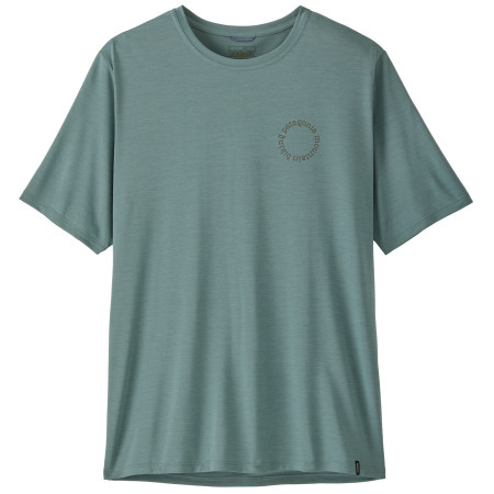 Мъжка тениска Patagonia Men's Capilene Cool Daily Shirt - Spoke Stencil син Blue Sage - Light Blue Sage X-Dye
