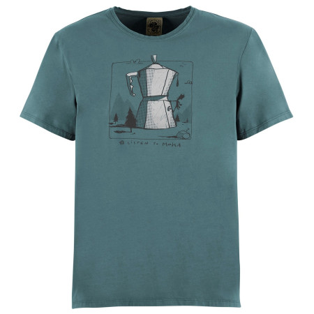 Мъжка тениска E9 Moka син/сив
