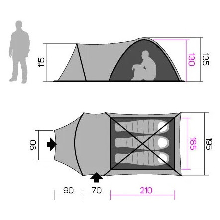 Палатка Hannah Arrant 3