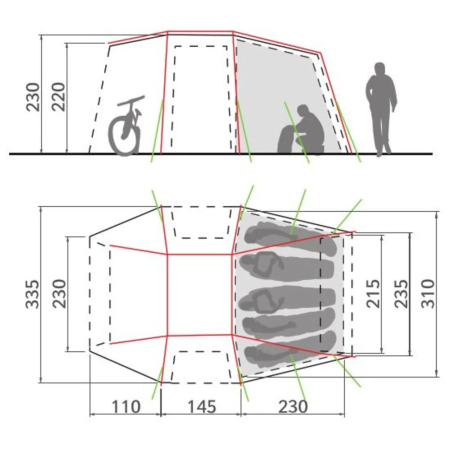 Форселт Vaude Drive Van XT 5P