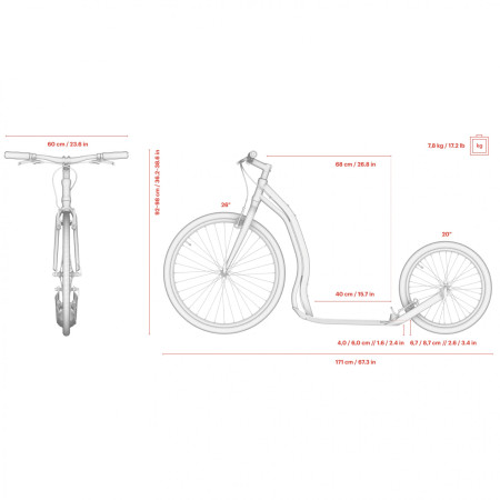 Тротинетка Yedoo Trexx